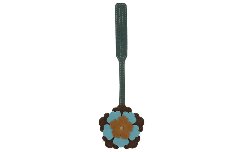 Teal Multi Daisy Bag Charm, , large